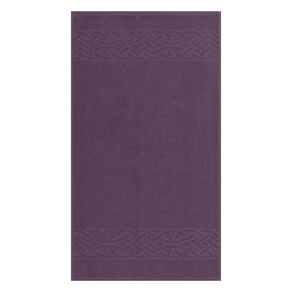 Полотенце махровое ДМ-Текстиль Tales, фиолетовый, хлопок, 50х90 см