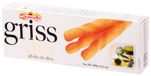 

Палочки хлебные PANEALBA Griss d'or с оливковым маслом, 100г
