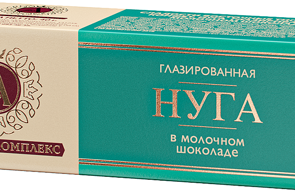 Нуга глазированная в молоч.шокол. 40г А.РОСТАГРОКОМПЛЕКС