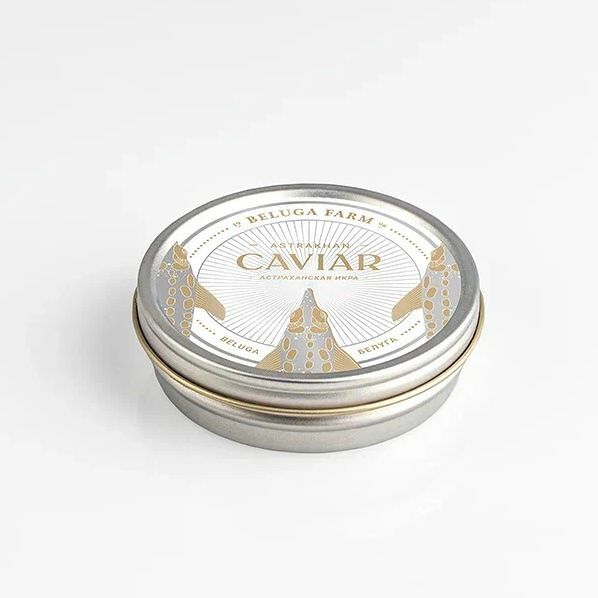 Икра каспийской белуги (прижизненная) 125 г