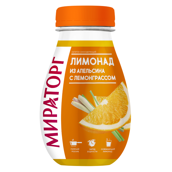 Лимонад Мираторг из апельсина с лемонграссом
