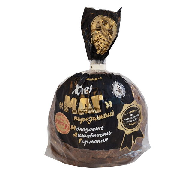 Хлеб МАГ вес 0.35 кг. нарез.пак. с доб. КУП