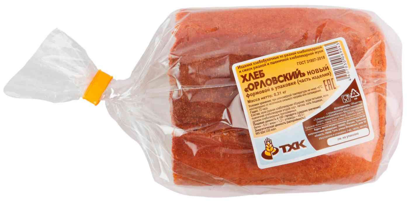 

Хлеб Тхк Орловский новый 310 г