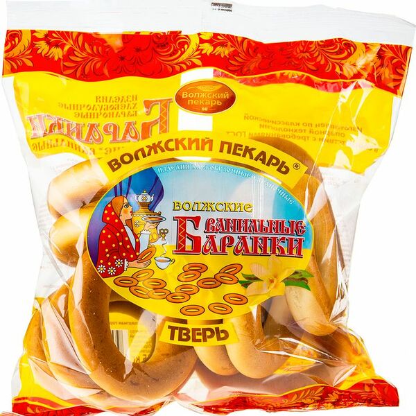Баранки Волжский пекарь со вкусом ванили 350 г