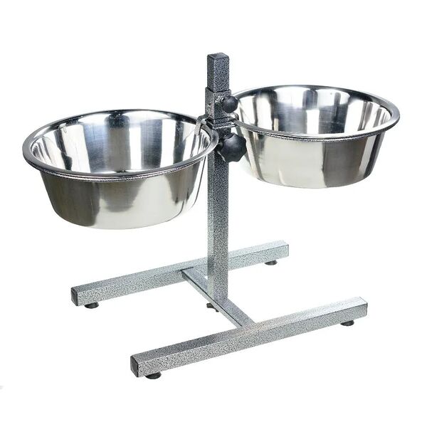 Стойка-кормушка Petmax металлическая для собак 2 миски по 4 л