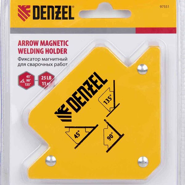 Фиксатор для сварочных работ магнитный Denzel 97551