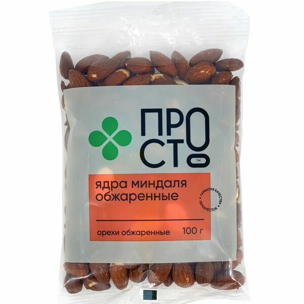 Ядра орехов миндаля обжаренные Пр!ст, 100г