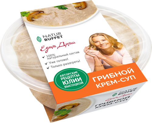 

Крем-суп Natur Buffet Едим Дома грибной 340 г