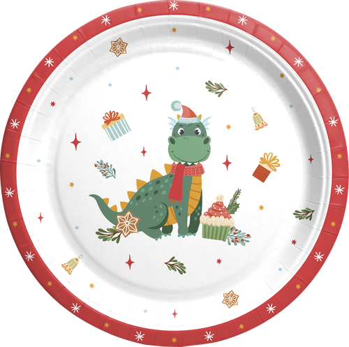 

Тарелка бумажная Символ года, 23см, Арт. ТРЛ23