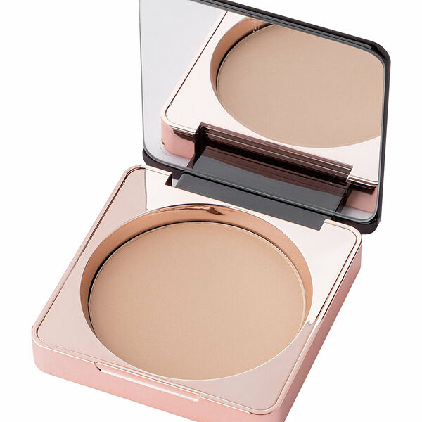 EVA MOSAIC Пудра компактная для лица с гиалуроновой кислотой увлажняющая, 12 г, 04, Золотисто-Бежевый