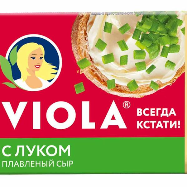 Сыр плавленый Viola с луком 50%