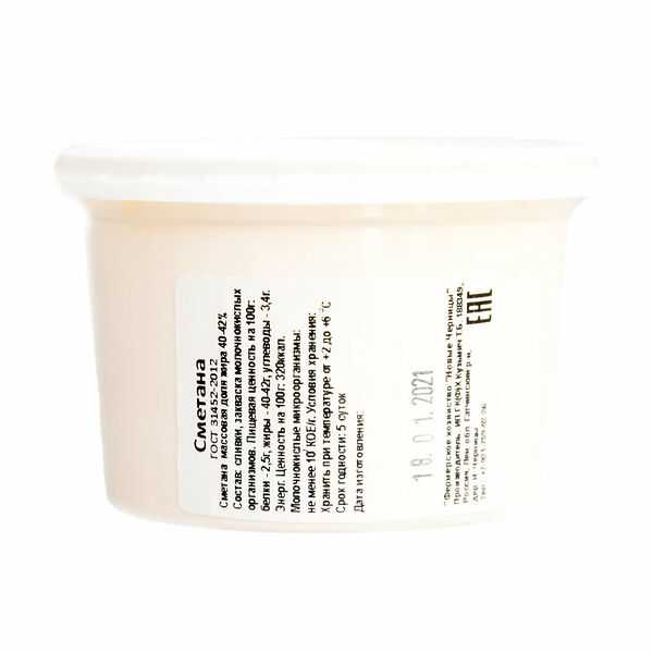 Сметана  40-42% ТМ Новые Черницы