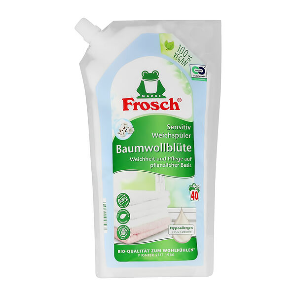 Кондиционер для белья Frosch Цветы хлопка 1 л