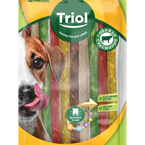 Лакомство для собак Triol палочки Mix 10 шт, 60г