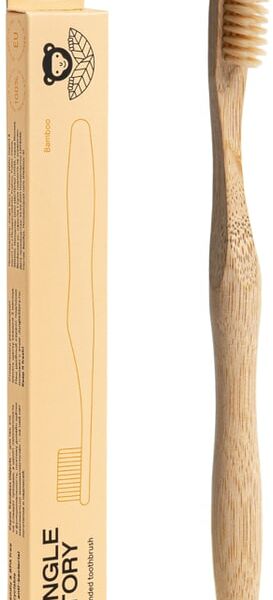 Зубная щетка Jungle Story бамбуковая Trendless Beige мягкая