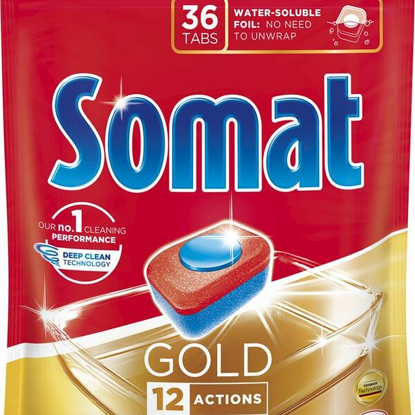 Таблетки для посудомоечных машин Somat Gold 36 таблеток