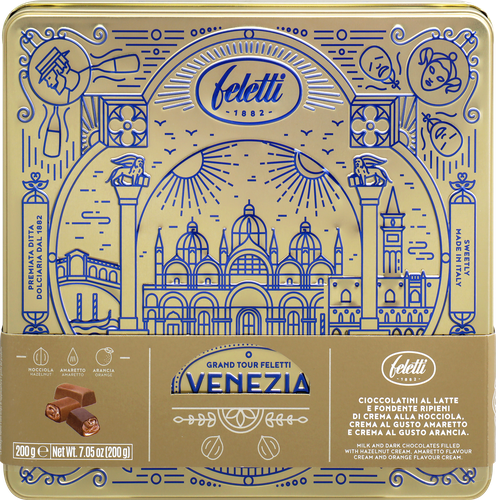 

Конфеты Feletti Grand Tour Venezia ассорти 200 г