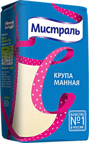 

Манная крупа Мистраль 800 г