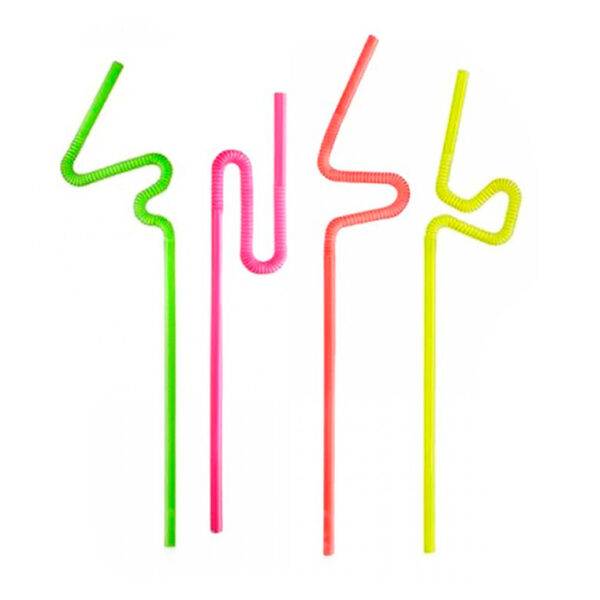 Набор трубочек патибум для коктейля змейка 20 шт