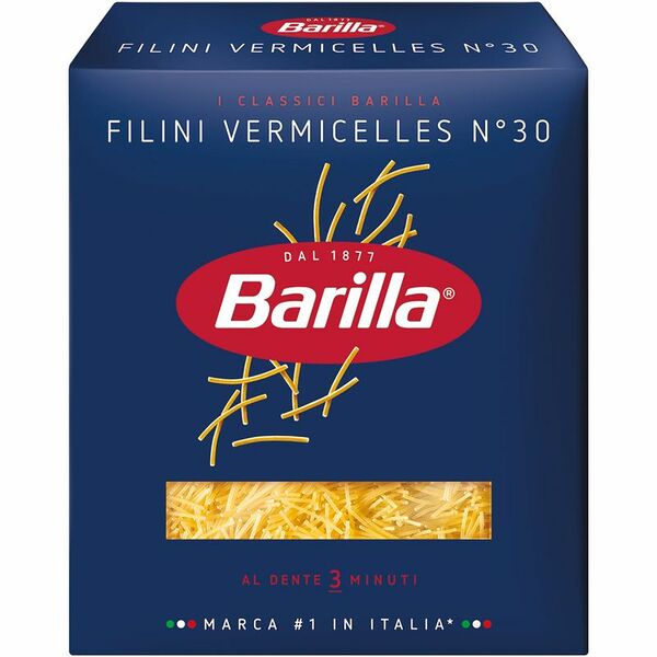 Макаронные изделия Barilla Filini n.30, из твёрдых сортов пшеницы