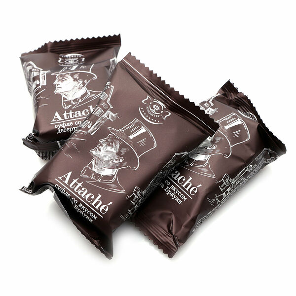 Конфеты суфле со вкусом десерта Брауни ТМ Attache (Аттаче)