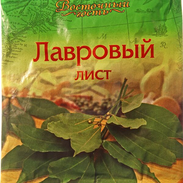 Лист лавровый Восточный гость сухой