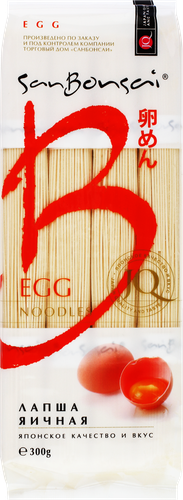 

Лапша SanBonsai яичная 300 г
