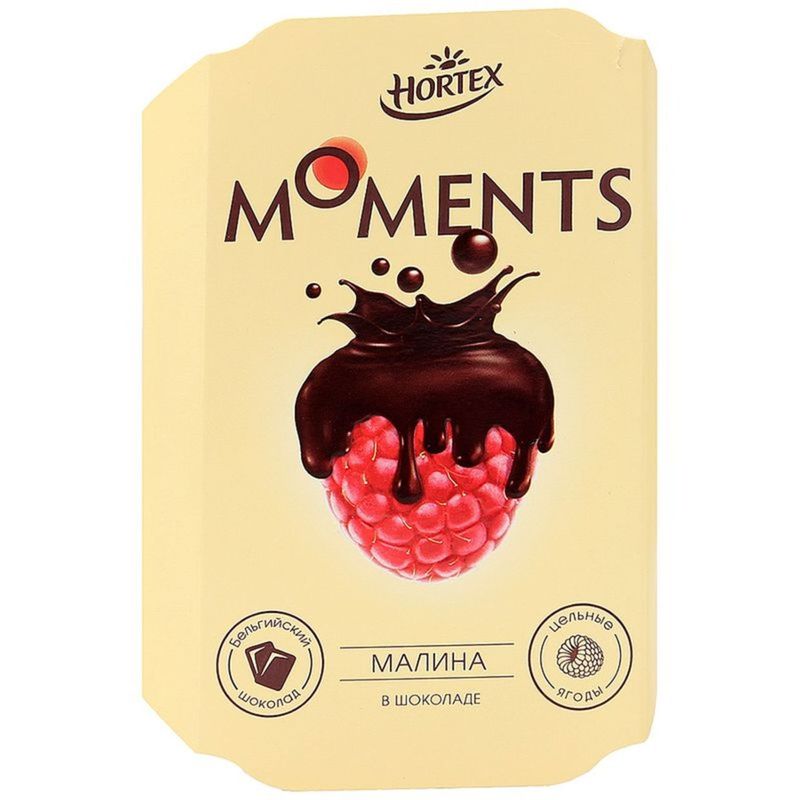 

Малина Hortex Moments в тёмном шоколаде 100 г