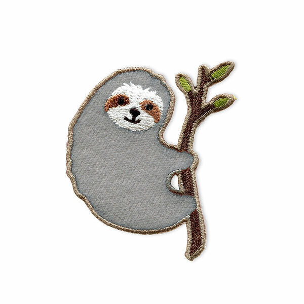 923223 Термоаппликация Ленивец серый/корич. Prym