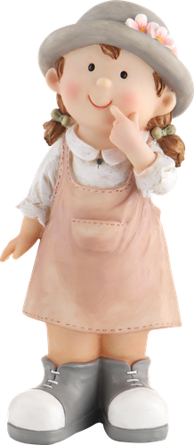 

Фигура садовая Дети в шляпках 1 шт дизайн в ассортименте