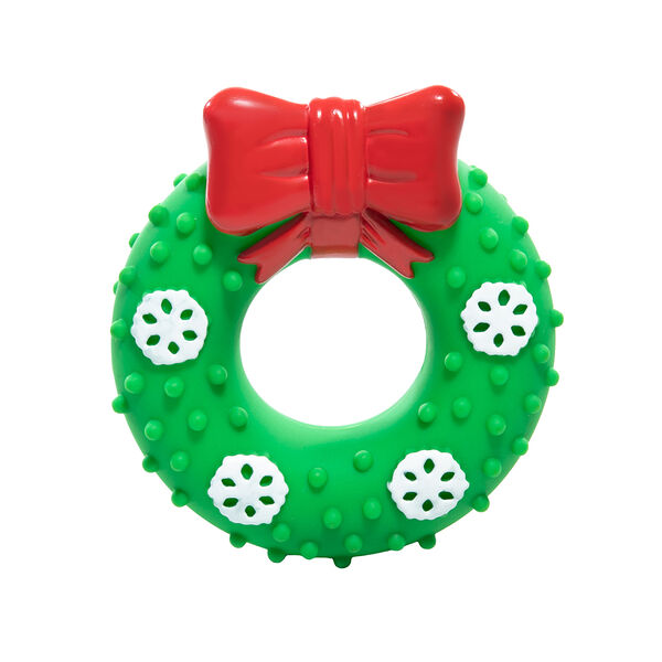 Игрушка для животных Рождественский венок 120 мм ТМ Triol (Триол)