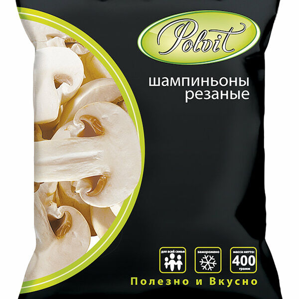 Шампиньоны резаные Polvit