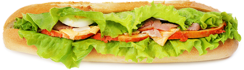 Брускетта ЛЕНТА FRESH с сочным куриным филе и горчичным соусом, 250г