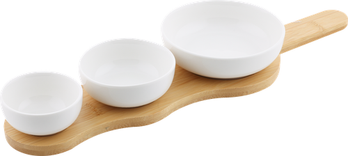 

Набор соусников Homeclub: 55 мл, 85 мл, 180 мл, подставка 38 х 11.5 х 4.2 см