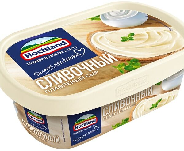 Сыр плавленый Hochland Сливочный 55% 200г