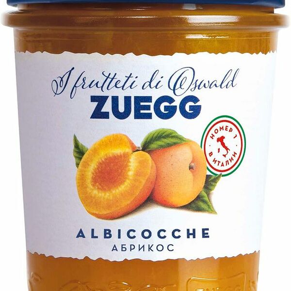 Конфитюр Zuegg абрикосовый экстра, 320г