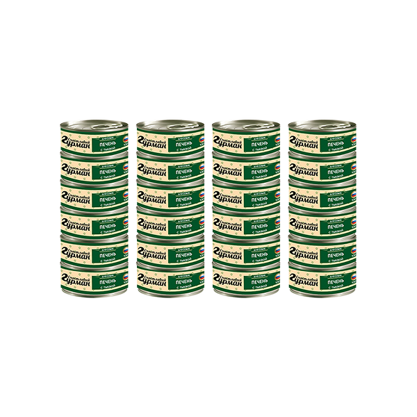 Корм для собак СЧАСТЛИВЫЙ ГУРМАН Мясное ассорти с печенью и тыквой конс.100г (упаковка - 24 шт)