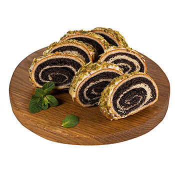 Рулет маковый с фисташками от шеф-пекаря