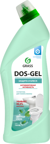 

Универсальный чистящий гель Grass Dos-Gel Мятная Сила 750 мл