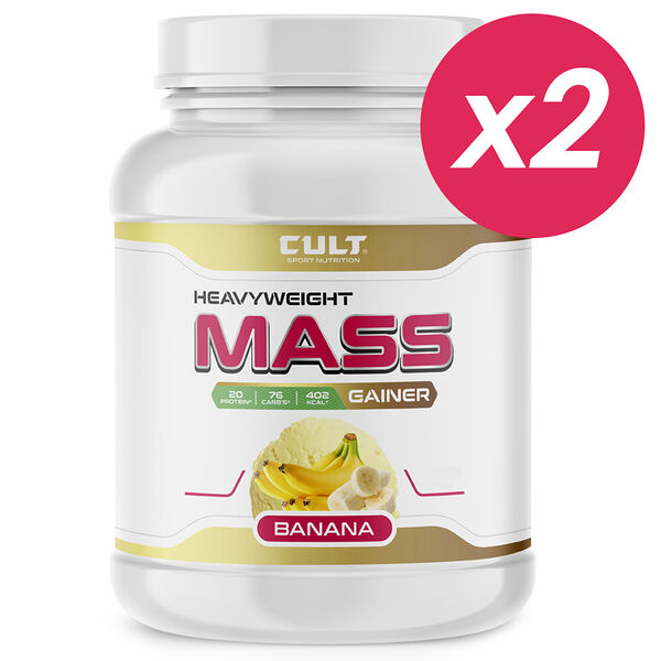 Cult 100% Pure Mass Gainer (банан) (2 шт по 3 кг)