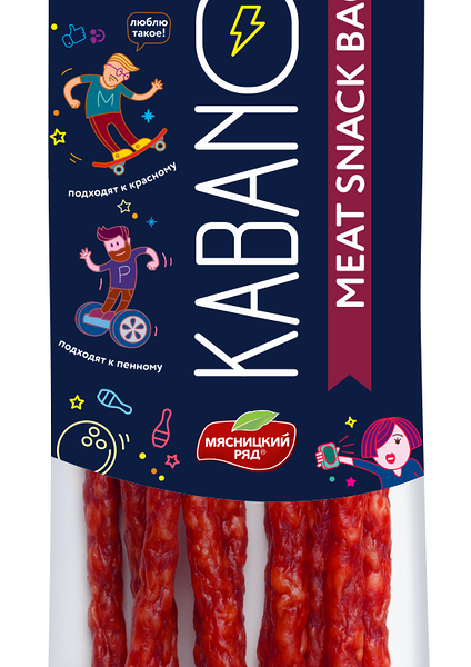 Колбаски Мясницкий ряд кабаносси бекон сырокопченые