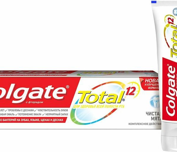 Зубная паста COLGATE Total 12 Чистая мята