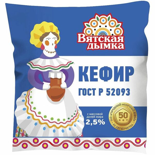 Кефир Вятская Дымка 2.5%