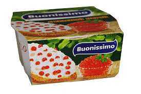 Крем с творогом и красной икрой 120г Buonissimo