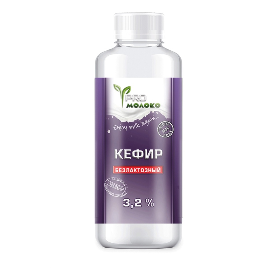 

Кефир безлактозный Proмолоко 3.2%, 700 мл