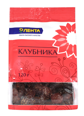 Цукаты ЛЕНТА Клубника