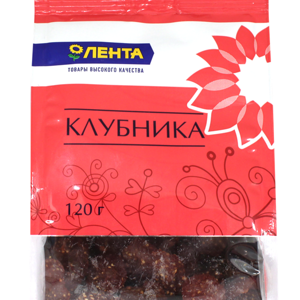 Цукаты ЛЕНТА Клубника
