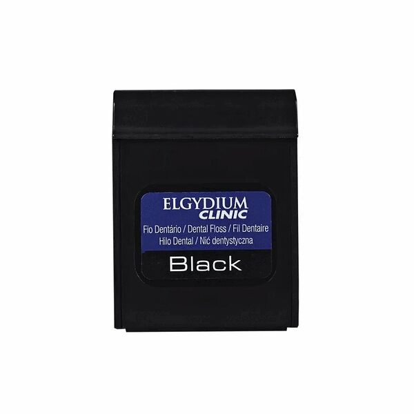 Зубная нить Elgydium Clinic 50 м черная
