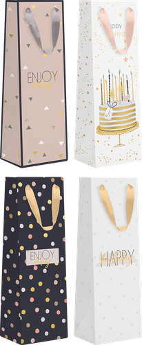 

Пакет подарочный Party 12 х 36 х 9.5 см люкс в ассортименте 1 шт.