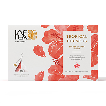 

Чайный напиток Jaf tea Tropical Hibiscus с ароматом граната и маракуйи 10х1.5г, Шри-Ланка